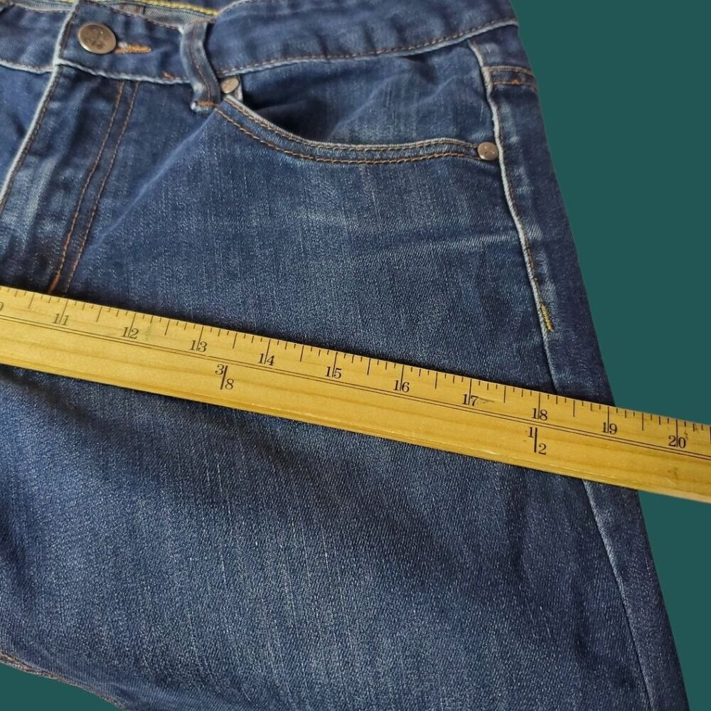Plan B Premium Quality Mens Straight-Leg Blue Denim Jeans Size 30 - Picture 12 of 16
